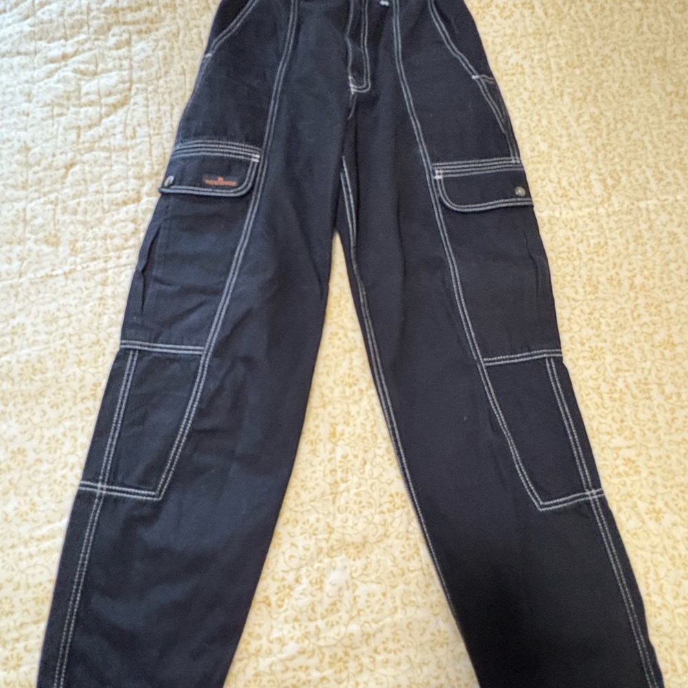 BDG Black Straight Leg Pants with Relaxed Fit